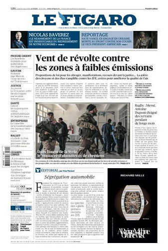 Le Figaro du Lundi 10 Mars 2025