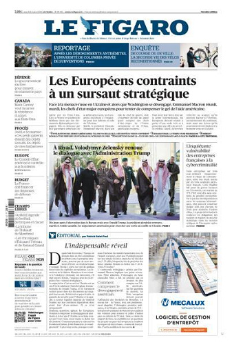 Le Figaro du Mardi 11 Mars 2025