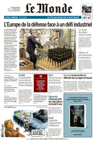 Le Monde du Mercredi 12 Mars 2025