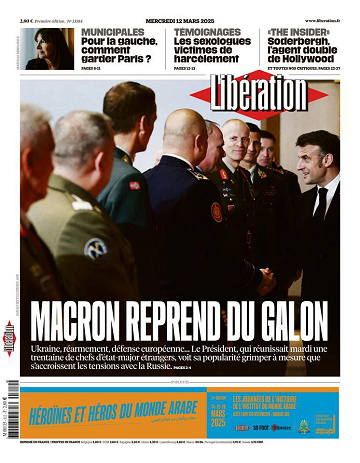 Libération du Mercredi 12 Mars 2025