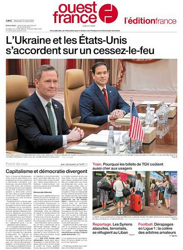 Ouest-France Édition France - 12 Mars 2025