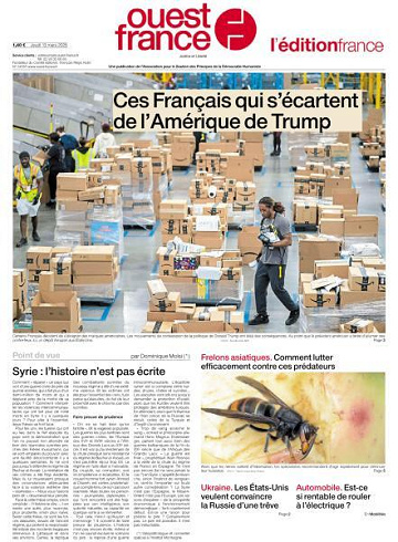 Ouest-France Édition France - 13 Mars 2025