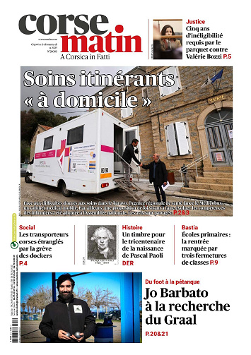 Corse matin du Jeudi 13 Mars 2025