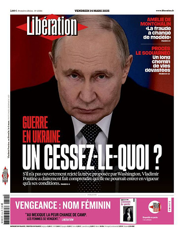 Libération du Vendredi 14 Mars 2025
