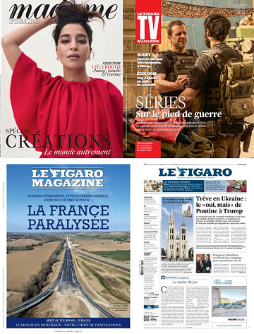 Pack Le Figaro et ses 3 suppléments - Vendredi 14 Mars 2025
