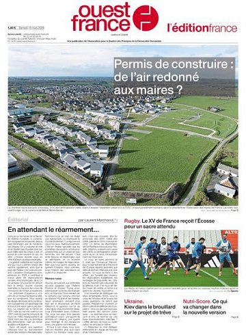 Ouest-France Édition France - 15 Mars 2025