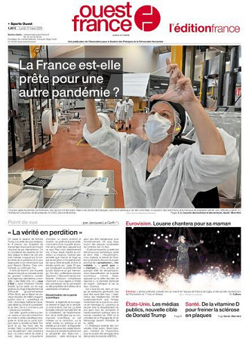 Ouest-France Édition France - 17 Mars 2025