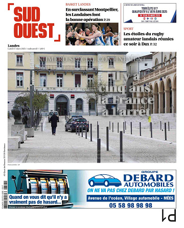 Sud Ouest (2 éditions) - 17 Mars 2025