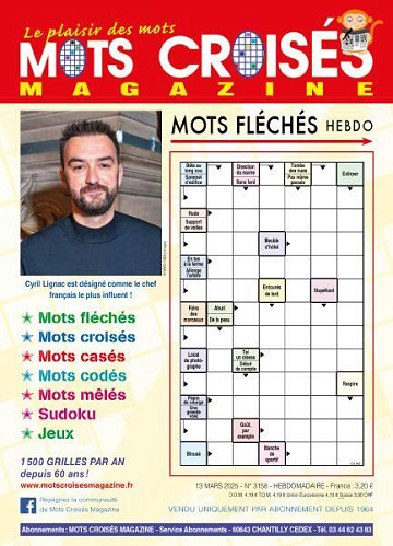 Mots Croisés Magazine - 13 Mars 2025