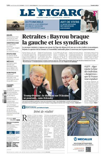 Le Figaro du Mardi 18 Mars 2025