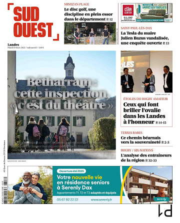 Sud Ouest (2 éditions) - 18 Mars 2025