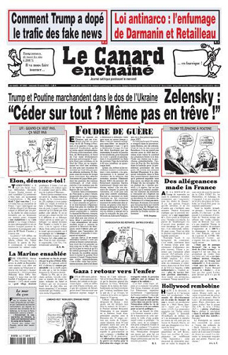 Le Canard enchaîné - 19 Mars 2025