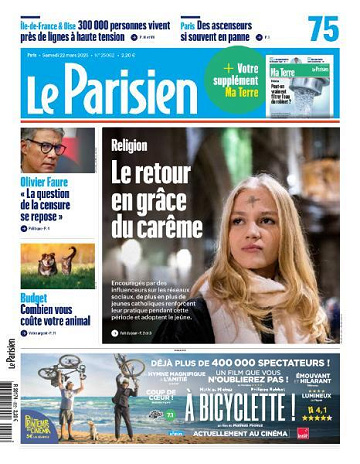 Le Parisien - 22 Mars 2025