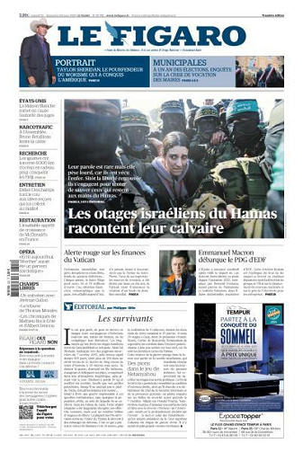Le Figaro du Samedi 22 et Dimanche 23 Mars 2025