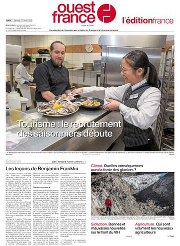 Ouest-France Édition France - 22 Mars 2025