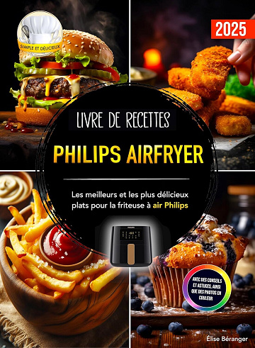 Élise Béranger - Livre de recettes Philips Airfryer (2025)