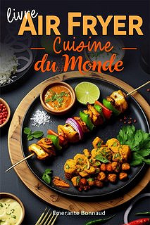 Emerante Bonnaud - Livre air fryer Cuisine du monde (2025)