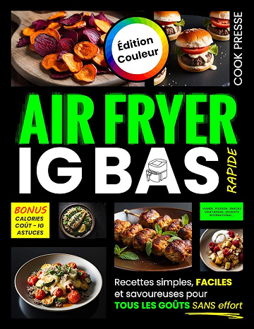 COOK PRESSE - Air Fryer IG Bas Rapide (2025)