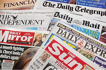 Pack Journaux anglophones du Lundi 24 Mars 2025