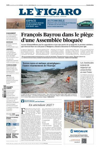 Le Figaro du Mardi 25 Mars 2025