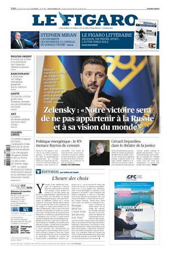 Le Figaro du Jeudi 27 Mars 2025