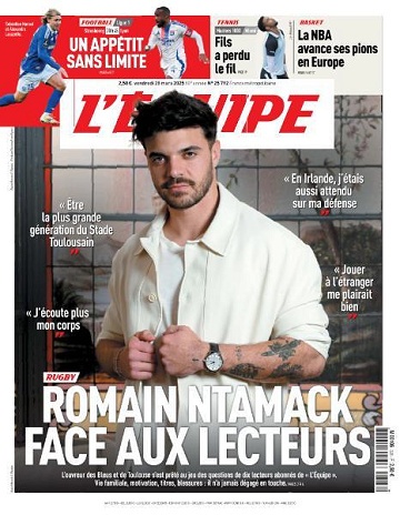 L’equipe du Vendredi 28 Mars 2025