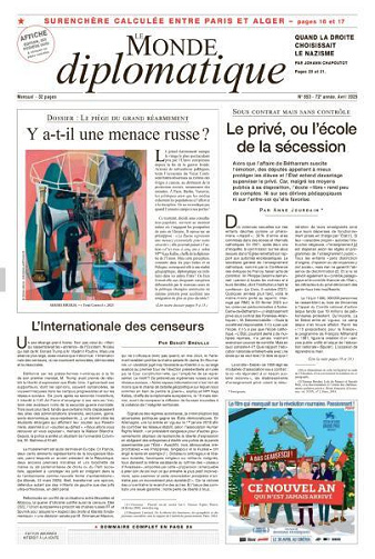 Le Monde Diplomatique - Avril 2025