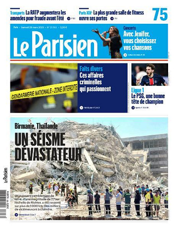 Le Parisien - 29 Mars 2025