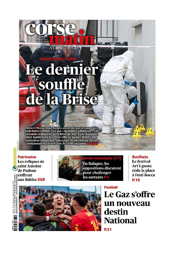Corse Matin du Dimanche 30 Mars 2025