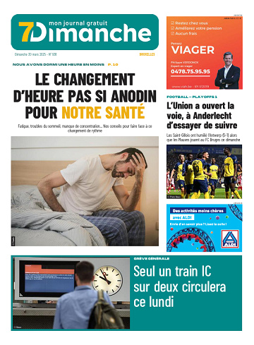 Pack Journaux Belges Du Dimanche 30 Mars 2025