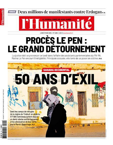 L’Humanite - 31 Mars 2025