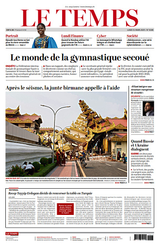 Le Temps - 31 Mars 2025