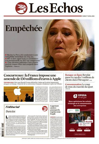 Les Echos - 1er Avril 2025
