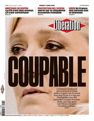 Libération du Mardi 1er Avril 2025