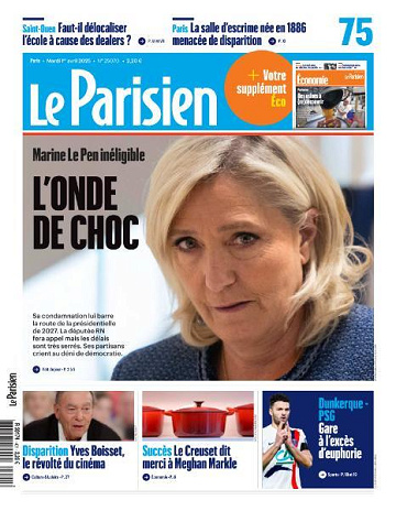 Le Parisien - 1er Avril 2025