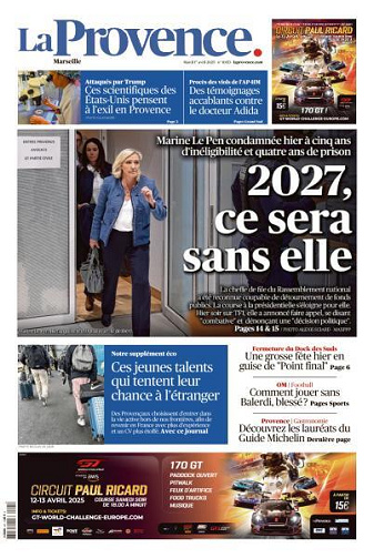 La Provence - 1er Avril 2025