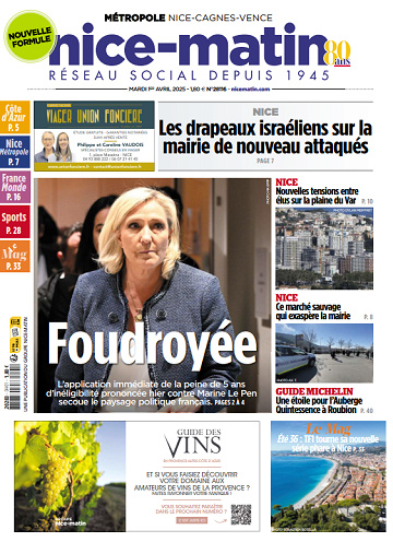 Nice-Matin, Var-Matin, Monaco-Matin - 1er Avril 2025