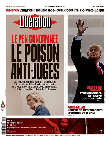 Libération du Mercredi 2 Avril 2025