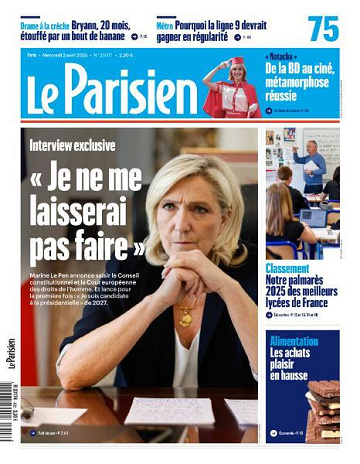 Le Parisien - 2 Avril 2025