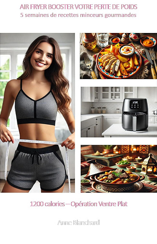 ANNE BLANCHARD - AIR FRYER BOOSTER VOTRE PERTE DE POIDS: 1200 calories – Opération Ventre Plat (2025)