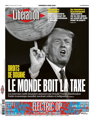 Libération du Vendredi 4 Avril 2025