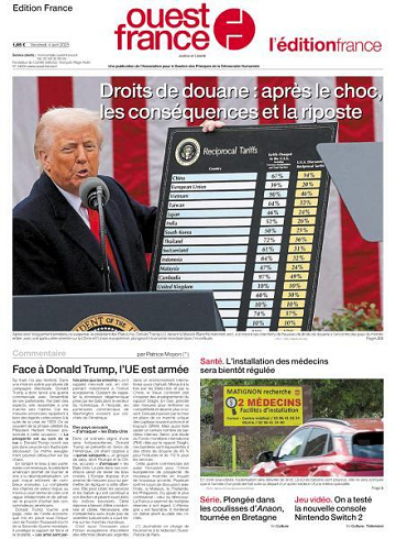 Ouest-France Édition France - 4 Avril 2025