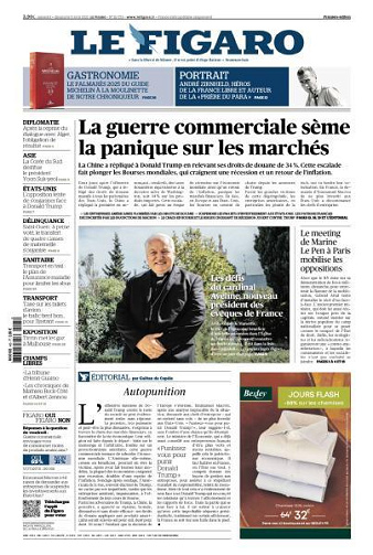 Le Figaro du Samedi 5 et Dimanche 6 Avril 2025