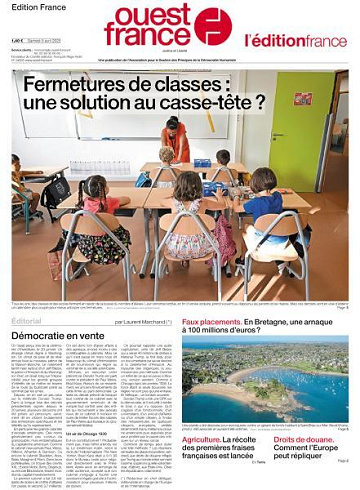 Ouest-France Édition France - 5 Avril 2025