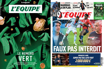 Pack L’Equipe + L’Equipe Magazine - 5 Avril 2025