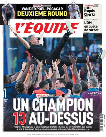 L’equipe du Dimanche 6 Avril 2025
