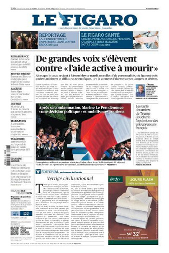 Le Figaro du Lundi 7 Avril 2025