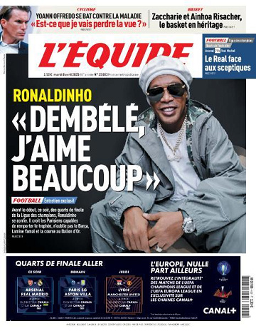 L’equipe du Mardi 8 Avril 2025