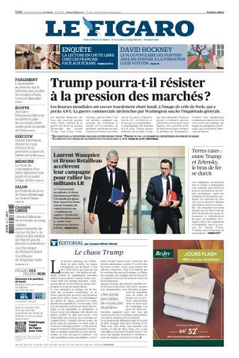 Le Figaro du Mardi 8 Avril 2025