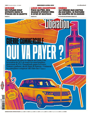 Libération du Mercredi 9 Avril 2025